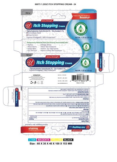 Label (86073 1.25 Oz Itch Stopping Cream   24  Size Change Pa)